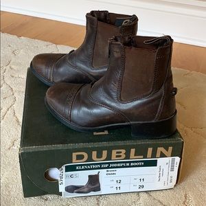 Dublin paddock girl’s riding boots